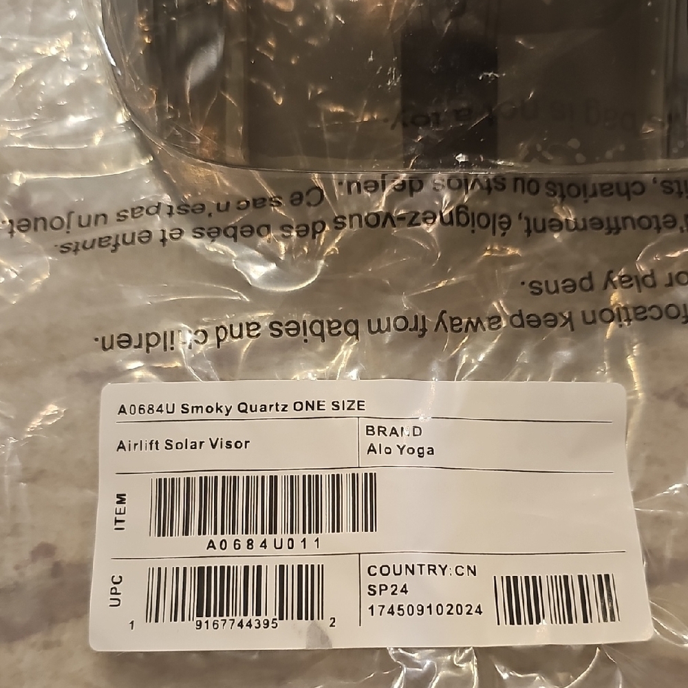 Alo Brown Visor With Clear Shield - image 4